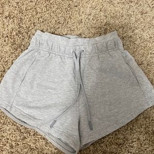lululemon, grey, cotton, size 0 shorts